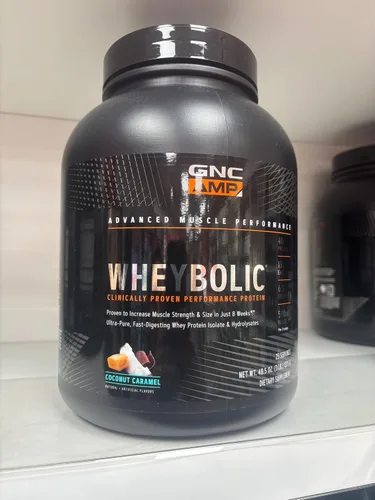 Vista 11 de GNC AMP Wheybolic - Caramelo de Coco (25 Porciones)