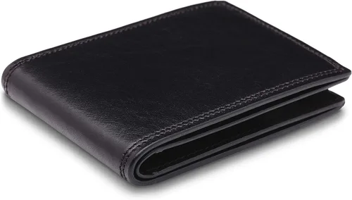 Vista 3 de Bosca Cartera pequeña de cuero plegable para hombre