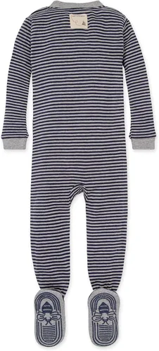 Vista 2 de Burt's Bees Baby Baby Boys' Pajamas, Zip-Front Non-Slip Unisex Footed Sleeper Pjs, Organic Cotton