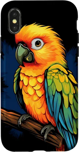 Vista 5 de Sun Conure - Funda para iPhone 17, diseño de pájaro tropical