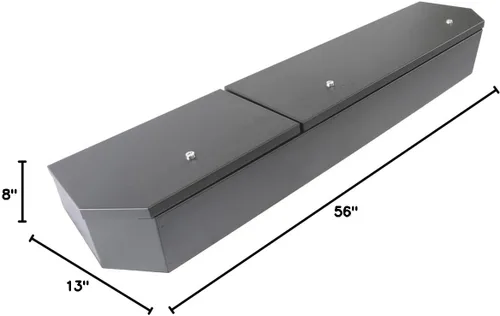 Vista 10 de Tuffy Caja fuerte de seguridad de ancho completo debajo del asiento para Ford F-150, F-250 y F-350 SuperCrew (2015-2025), caja fuerte de seguridad
