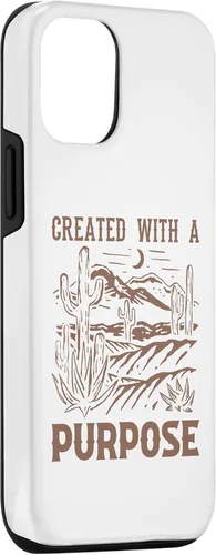 Vista 3 de iPhone 15 creado con un propósito Christian Cactus Desert Boho Western Case