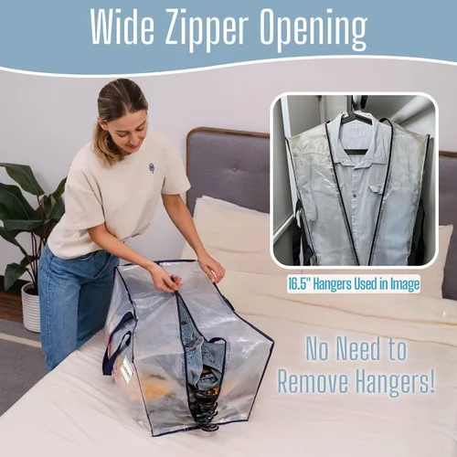 Vista 12 de VENO Paquete de 6 bolsas de mudanza resistentes con correas de mochila, cremalleras y asas, bolsas de embalaje extragrandes para artículos