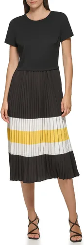 Vista 2 de Karl Lagerfeld Paris Womens Pleated Printed Midi Dress