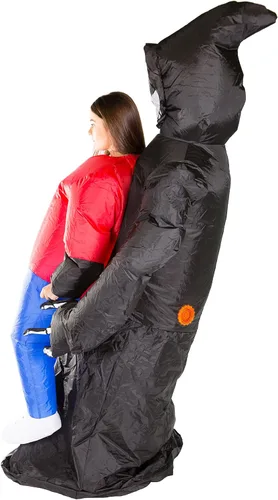 Vista 3 de Disfraz inflable de la mugre para adultos (talla única)