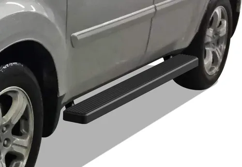 Vista 8 de APS Estribos negros estilo compatible con Honda Pilot 2009-2015 y Acura MDX 2009-2013 (barras laterales de barras Nerf)
