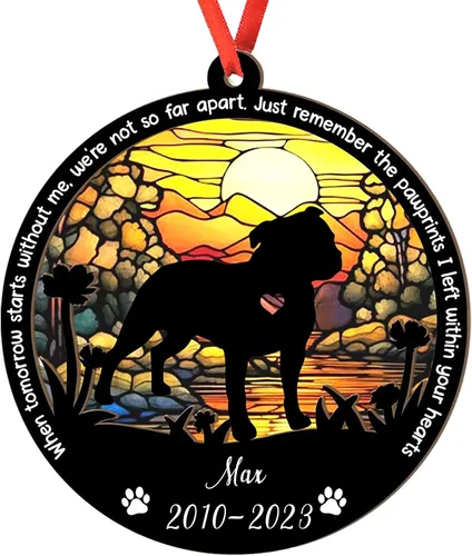 Vista 80 de Adorno personalizado para atrapasoles de sabueso afgano, adorno de Navidad de sabueso afgano – Regalo para perro amante, sabueso afgano