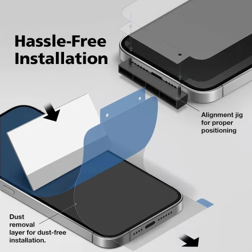 Vista 6 de Protector de pantalla mate antideslumbrante para iPhone SE 3/SE 2/8/7/6 [paquete de 3] película de EPU PET resistente a la rotura, antihuellas
