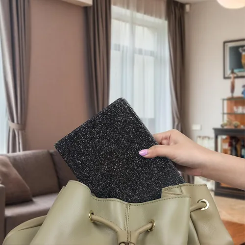 Vista 7 de CoBak Funda con soporte para Kindle Paperwhite - Funda de piel sintética duradera con función de apagado y encendido automático, ranura