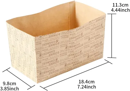 Vista 2 de CANDeal 12 piezas de papel para pan, moldes desechables para hornear, horno microondas, congelador, mini forros de Navidad, cajas de Navidad