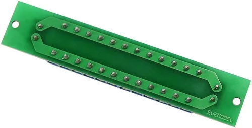 Vista 3 de PCB007 1X 12 Posición Tablero de Distribución de Potencia 2 Entradas 2 x 13 Salidas para Voltaje DC AC Nuevo (Paquete de 2)