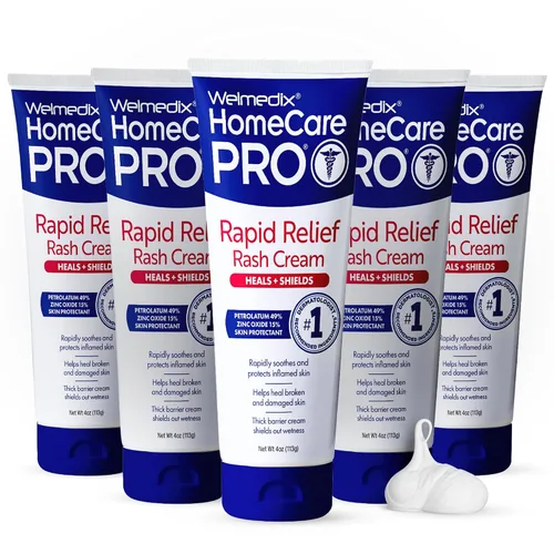 Vista 11 de Welmedix HomeCare PRO Crema de Alivio Rápido para Sarpullido en Pañal para Adultos – Crema de Barrera Hidratante Extra Gruesa para Incontinencia