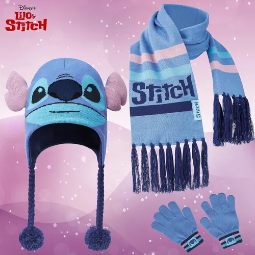 Vista 5 de Disney Conjunto de gorro, bufanda y guantes para niños