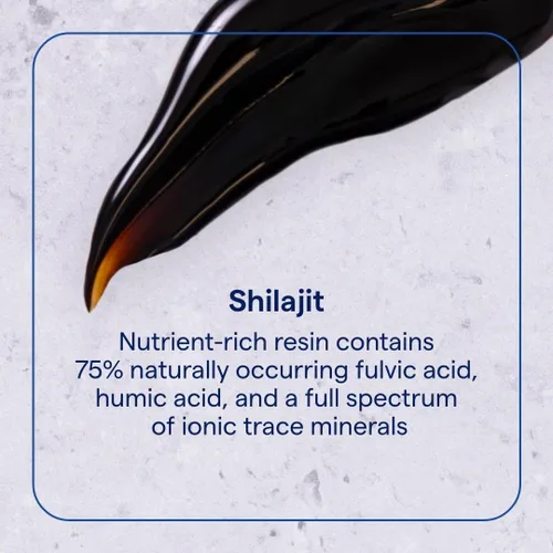 Vista 2 de Trace Minerals Resina Shilajit – Resina Shilajit del Himalaya para el bienestar general – Apoyo a la inmunidad – Energía, cerebro y apoyo de salud