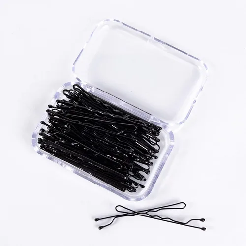 Vista 2 de Amazon Basics Bobby Pins in Case Black 72 Count