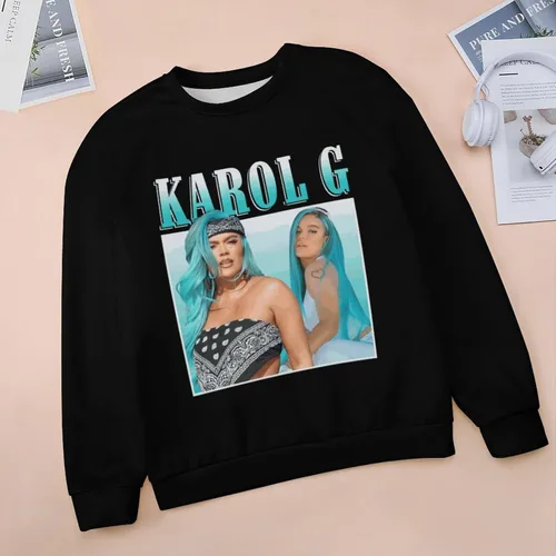 Vista 3 de PAPERBAGS Sweatshirt Womens Graphic Crewneck Long Sleeve Sweatshirts Casual Pullover Tops