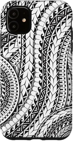 Vista 8 de Funda de arte tribal polinesio para iPhone 16