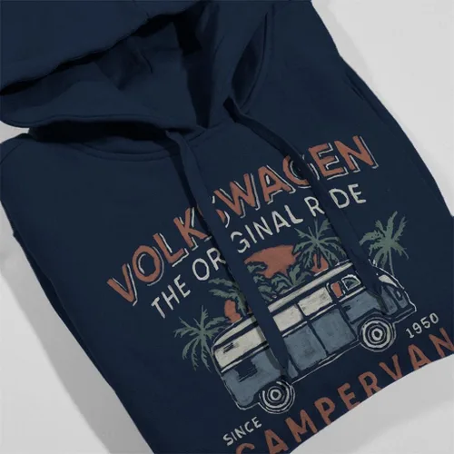 Vista 4 de Volkswagen The Original Ride Campervan Since 1960 - Sudadera con capucha para mujer