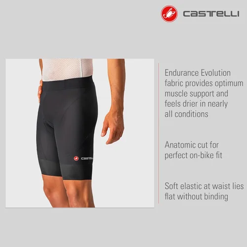 Vista 2 de CASTELLI Ciclismo Endurance 3 Corto para carretera y grava ciclismo l Ciclismo