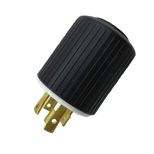 Vista 4 de NEMA L14-30P 30 Amp 125/250V 4 clavijas de grado industrial de bloqueo conector receptáculo