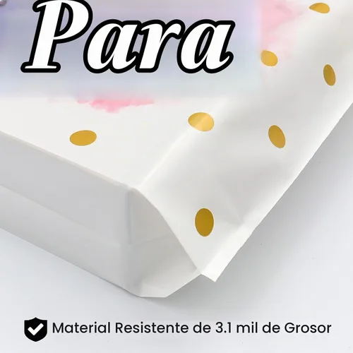 Vista 5 de Bolsas de agradecimiento – Paquete de 50 bolsas de mercancía extra gruesas de 10 x 12 pulgadas con asa de bucle para pequeñas empresas minoristas