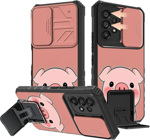 Vista 34 de Funda protectora resistente de doble capa para Samsung A14 5G (parte trasera con textura antideslizante), TPU suave a prueba de golpes, para Samsung