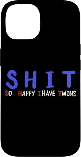 Vista 4 de Twins Dad Twins Mom Funny Twins Parents Of Twins New Parents Case for iPhone 16