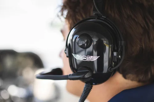 Vista 8 de ASA AirClassics HS-1A - Durabilidad de los auriculares piloto - Reducción de ruido de 23 dB - Micrófono con cancelación de ruido - Estéreo/Mono