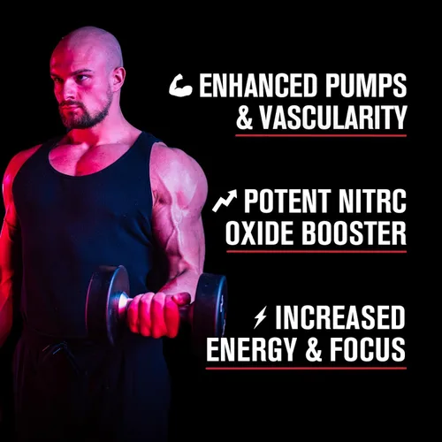 Vista 2 de Jacked Factory Essentials - Potenciador de óxido nítrico, silicato de L-arginina patentado de 1500 mg para antes del entrenamiento para crecimiento