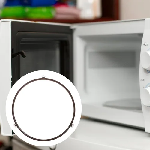 Vista 3 de Anillo de soporte giratorio para horno microondas de 9.5 pulgadas para GE Rodillo de plástico, rueda giratoria para soporte de placa giratoria