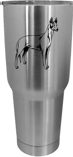 Vista 499 de Cairn Terrier - Vaso grabado con temática de perro, 30 onzas