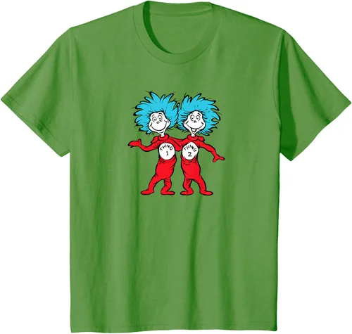 Vista 62 de Dr. Seuss Thing 1 Thing 2 Buddies - Camiseta Negro
