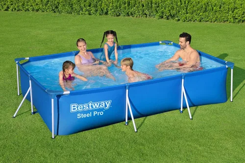 Vista 2 de Piscina con marco de acero pro Deluxe Splash