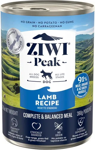 Vista 17 de ZIWI Peak - Comida enlatada para perros, completamente natural, alto contenido en proteínas, sin granos, con ingredientes limitados