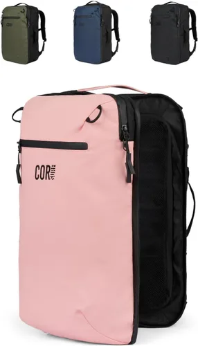 Vista 12 de COR Surf - Mochila de viaje aprobada para vuelo, de cabina, para laptop Mochila de equipaje de fin de semana para negocios, unisex, 28 l