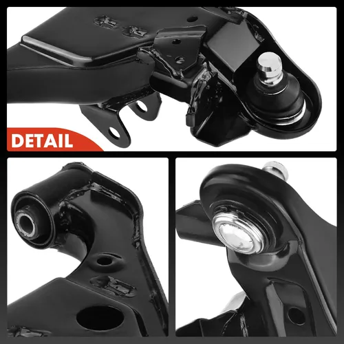 Vista 8 de Brazo de control inferior delantero derecho A-Premium, con rótula y buje Compatible con Nissan Frontier 2005-2018, Pathfinder 2005-2012, Xterra