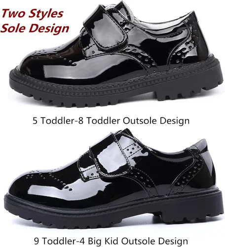 Vista 7 de DADAWEN Zapatos de vestir Oxford clásicos de uniforme escolar para niño y niña (bebéniño pequeñoniño grande)