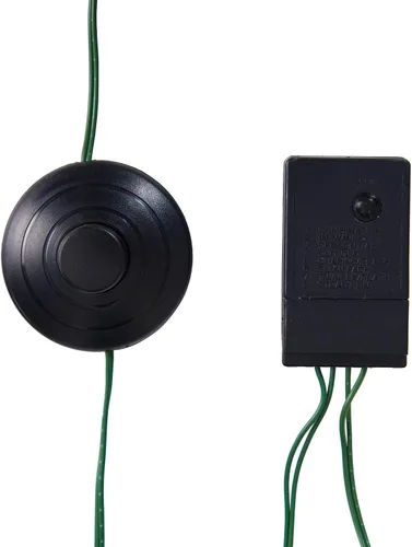 Vista 10 de Árbol de Navidad artificial de abeto de montaña de Colorado delgado de 4 pies con 150 multifunción con control remoto), micro luces LED blancas