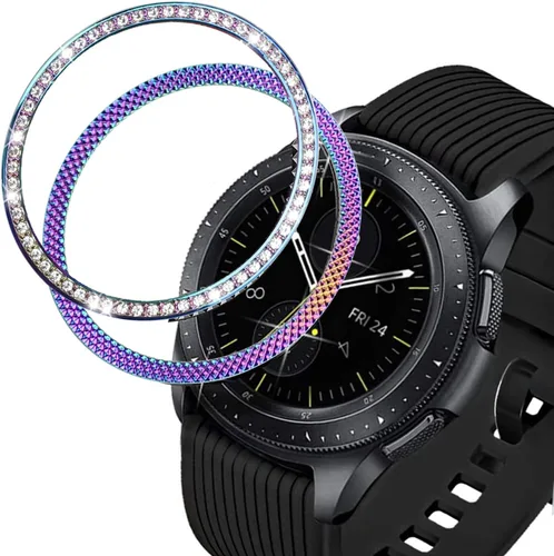 Vista 16 de DEALELE Funda de bisel compatible con Samsung Galaxy Watch 4 Classic de 1.654 pulgadas/Galaxy Watch 1.654 pulgadas/Gear Sport, anillo de bisel de 1#