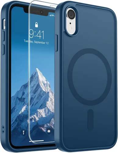 Vista 274 de SUPFINE Funda magnética para iPhone SE 2022 (3ª)/2020 (2ª), iPhone 8 (compatible con MagSafe) (protección contra caídas de grado militar), funda