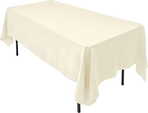 Vista 37 de AK TRADING CO. Mantel rectangular de poliéster de 60 x 102 pulgadas, fabricado en Estados Unidos, resistente a las arrugas, ignífugo, duradero