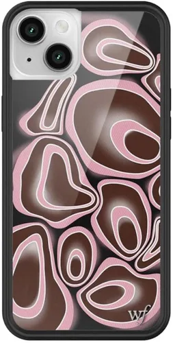 Vista 15 de Fundas Wildflower - Compatibles con Apple iPhone 14 Plus Parachoques protector negro, certificado de prueba de caída de 4 pies, propiedad