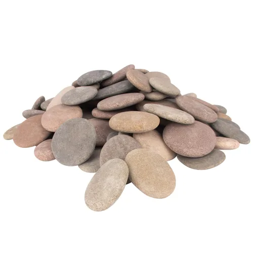 Vista 9 de [Aproximadamente 94 piezas – 100 piezas] (18 libras) Rocas para manualidades, Rocas para pintar, Rocas de río de 2.1"-3.5", Rocas planas, Rocas DIY