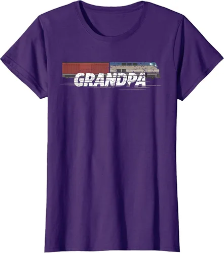 Vista 95 de RC Model Train Shirt Grandpa Train Boxcar HO Scale T-Shirt Negro