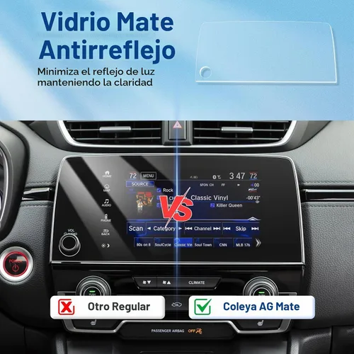 Vista 3 de Protector de pantalla antirreflejos mate CR-V 2018-2022, para Honda CR-V (EX/EX-L/Touring/Special Edition) Pantalla táctil de 7 pulgadas, vidrio