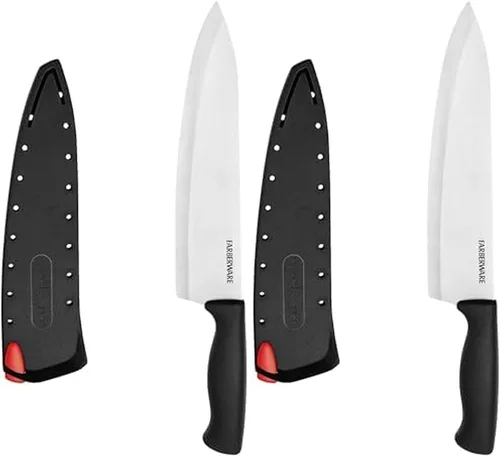 Vista 11 de Farberware 5158146 EdgeKeeper - Cuchillo utilitario, 4.5 pulgadas, color negro
