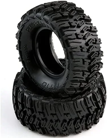 Vista 2 de Powerhobby 24 1.0" Micro Rock Crawler Neumáticos (4) 124 Axial SCX24 Carisma MSA-1E Associated Enduro24 RCW4D Rascal (MT10)