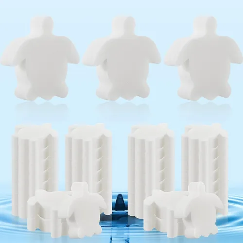 Vista 12 de Patelai Paquete de 40 esponjas absorbentes de aceite para bañera de hidromasaje, accesorios para spa, bañera, piscina al aire libre (estilo barco)