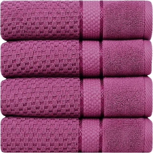 Vista 12 de Ample Decor Juego de toallas de baño 100% algodón, 6 piezas, suaves y absorbentes, de secado rápido, juego de toallas de baño