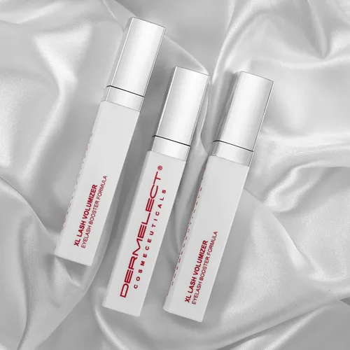Vista 8 de Dermelect Volumizador de pestañas XL para pestañas y cejas suero antienvejecimiento con péptidos, tratamiento acondicionador para pestañas y cejas